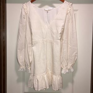 LoveShackFancy Linen Mini Dress